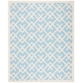 thumbnail image 2 of Safavieh Dhurries Brianna Geometric Area Rug, Light Blue/Ivory, 10' x 14', 2 of 8
