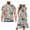 Plum Blossom Tiger, variant on Garronmavis Blue Circle Couples Matching Outfits Husban and Wife Clothing Mens Short Sleeve Summer Beach Shirt Size 2XL and Womens Midi V-neck Flowy Hawaiian Dress