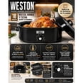 thumbnail image 2 of Horno Eléctrico Tostador Weston 18 Qt con Control de Temperatura Ajustable 1450W, 2 of 7