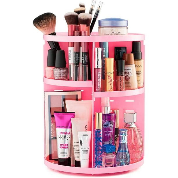 360° Rotating Makeup Organizer Cosmetic Organizer for Bedroom Dresser