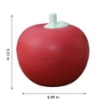 thumbnail image 3 of Christmas Candy Storage Box Fruit Shaped ABS Snack Tray for Cookies Sweets Dried Fruit 17.5 cm x 17.5 cm x 14 cm, 3 of 6
