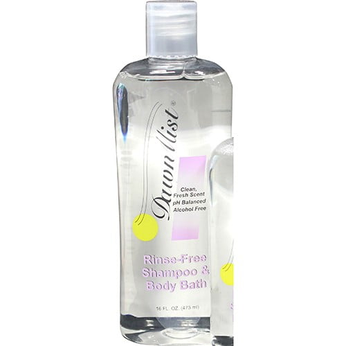 DawnMist NoRinse Shampoo and Body Wash 16 oz. Squeeze Bottle, Scented