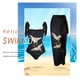 thumbnail image 5 of Traje De Baño Damas Traje De Baño Damas 2 Piezas De Traje De Baño De Playa Para Mujer Con Cordones Y Vestido Para Deportes Acuáticos (Xxl Negro), 5 of 8