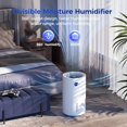 WNGSHA ® Humidifiers for Bedroom with Healthy Humidity Top Fill