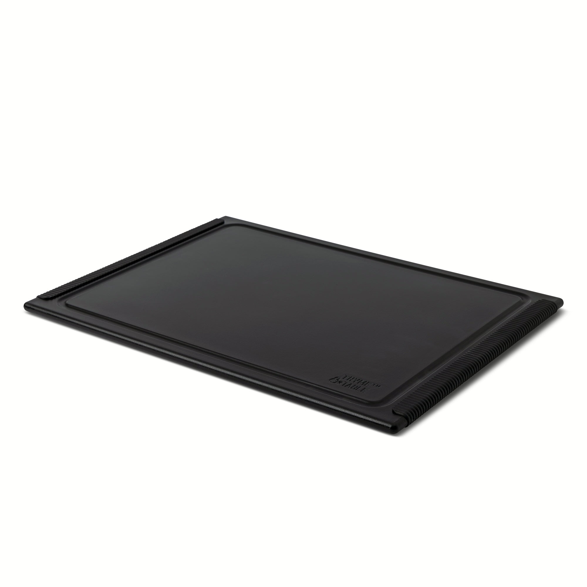 Thyme & Table Essential Poly Cutting Board, 12 in x 16 in, Black
