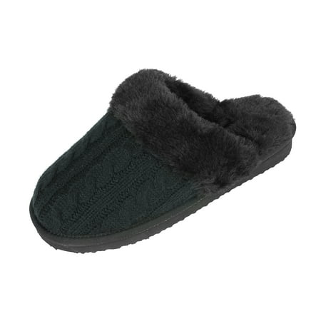 

Dream Pairs Womens House Indoor Slippers Comfortable Suede Faux Fur Slippers Sheepskin Fur Slippers COZY_06