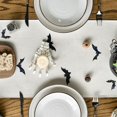 thumbnail image 3 of SM-XLHN Silhouette Black Bats Halloween Table Runner, Fall Kitchen Dining Table Decoration for Home Party Decor 13x72 Inch, 3 of 6