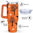 thumbnail image 3 of Halloween Ghost Insulated Tumblers Happy Halloween Tumbler Cup with Straw,Thermal with Lids for Hot and Cold Drinks for Outdoor Sports Wedding 40 oz Boo Tumbler, 3 of 7