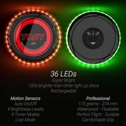 TOSY Ultimate Disc LED 36 Super Bright Rechargeable Flying Disc