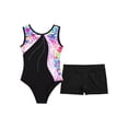 thumbnail image 3 of Sinleey Gymnastics Leotards for Girls Sleeveless One-piece Ballet Dancing Athletic Leotards with Colorful Heart 10, 3 of 7