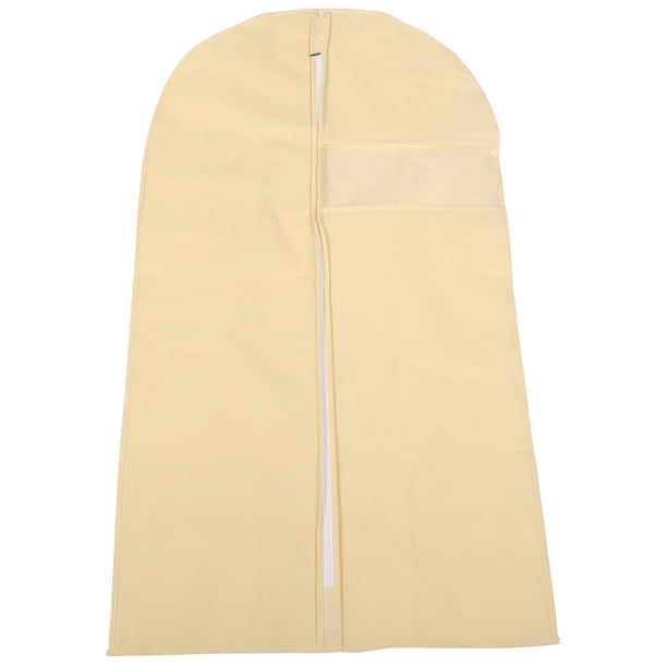 Funda protectora para ropa, bolsa de almacenamiento para armario, fundas impermeables para trajes, tamaño (Beige)
