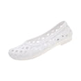 thumbnail image 3 of Women Hand Woven Hollow Slip-on Flat Shoes, Breathable Cutout Closed Toe Casual Walking Flats, Non-slip Lightweight Summer Daily Loafers, 4 Colors Available, 3 of 5