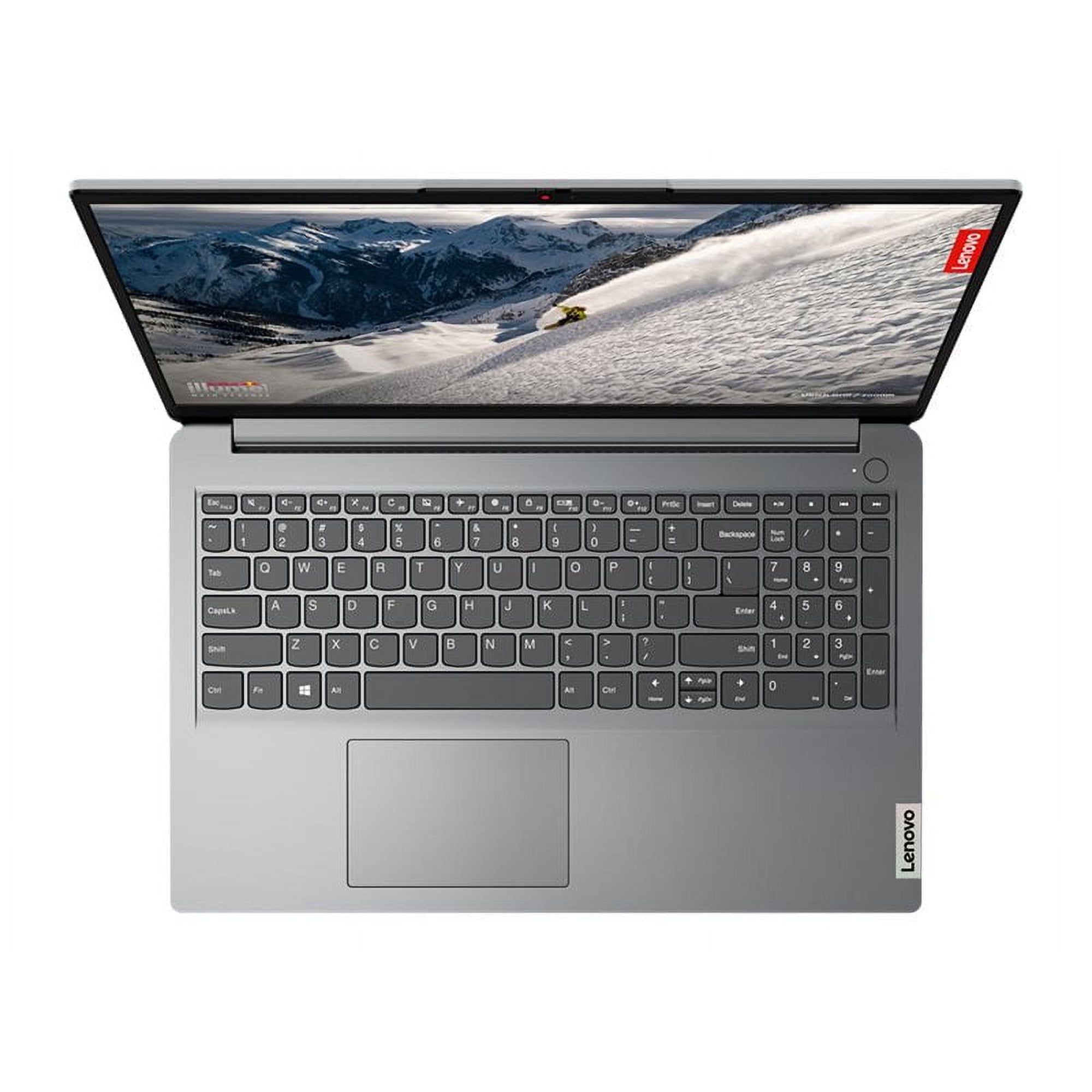 Lenovo - Ideapad 1 15.6 HD Laptop - Athlon Silver 7120U with 4GB Memory - 128GB SSD - Cloud Grey
