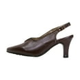 thumbnail image 3 of PEERAGE Hope Women's Wide Width Leather Dress Pumps, 3 of 7