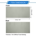 thumbnail image 4 of Repuestos Únicos de Bargain Tela de Cabecera de Malla Transpirable para Reparación de Techo Interior DIY para Automóviles, Camiones, RV, SUV, Tela de Malla Transpirable Gris Claro 54" L x 48" W, 4 of 7