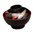 thumbnail image 2 of Tazón de sopa con tapa Vajilla de estilo japonés Durabilidad, Premium, Conveniente Fácil Estilo A, 2 of 9