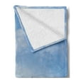 thumbnail image 2 of Nautical Soft Flannel Fleece Throw Blanket, Racing Yachts on Ocean Water Regatta Race Panoramic Distant View Relax Win Photo, Cozy Plush for Indoor and Outdoor Use, 50" x 60", Pale Blue, by Ambesonne, 2 of 5