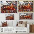 thumbnail image 4 of Designart "Abstract Train curious Journey III" Transportation Floater Framed Canvas Print, 4 of 7