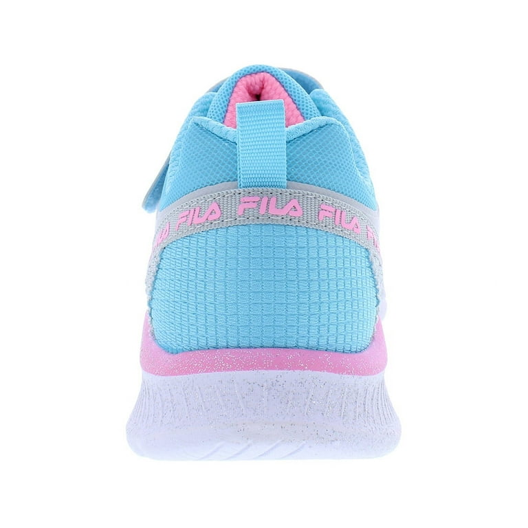 Fila Galaxia Strap PS Girls Shoes Size Color: Grey/Blue