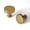 Brushed Gold, variant on Goo-Ki Champagne Bronze Cabinet Drawer Knobs with Backplate, Zinc Alloy Cabinet Handles for Dresser,Wardrobe,Cupboard, 6 Pack (6651-g031)