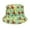 02_Green, variant on Women Men Bucket Hats New Banana Print Fisherman Hat Womens Spring Summer Outdoor Sunblock Mens Basin Sun Hat