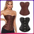 thumbnail image 1 of Chaleco retro con hebilla de tigre y cintura delgada, estilo steampunk, corsé moldeador abdominal sexy, 1 of 1