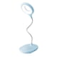 thumbnail image 2 of Luz de escritorio Lámpara LED de escritorio regulable Sala de estar Dormitorio Mesita de noche Luz recargable 6W 4000K, Azul Inevent EL001552-02B, 2 of 7