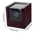 thumbnail image 4 of Yeacher USB Mechanical Watch Automatic Winding Up Box Mini Watch Winder Holder Shaker Display Storage Organizer, 4 of 6