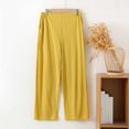 thumbnail image 2 of Ltctricy Women's Wide Leg Pajama Pants Casual Baggy Comfy Pj Bottoms Sleepwear Lounge Lightweight Soft Home Trousers, 2 of 4