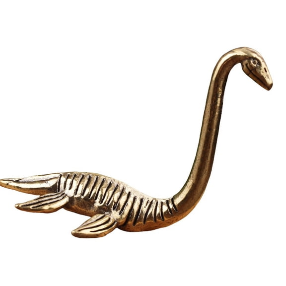 Brass Nessies Animal Figurines Statues for Shelf and Tabletop Decor Centerpieces