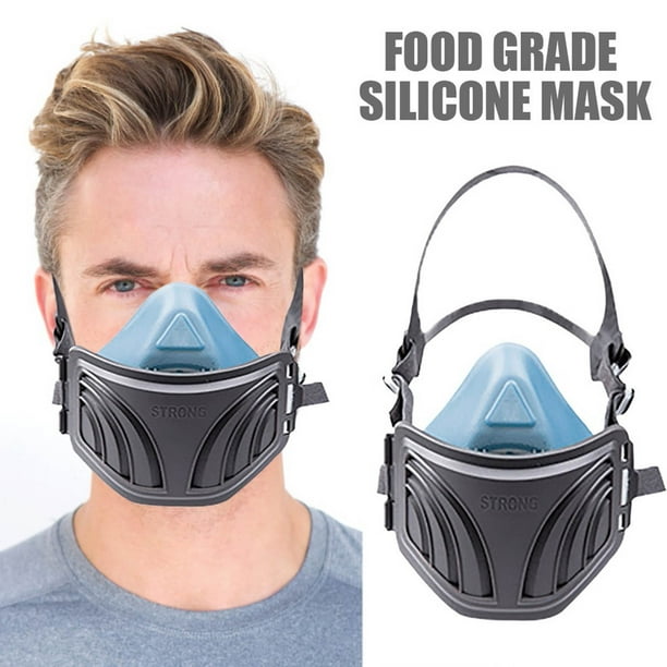 Xihbxyly Máscara de Gas Reutilizable, Diseño Ligero y Cómodo, Material de Goma Antienvejecimiento, Protección Contra Químicos y Pintura, Ajuste Flexible para La Mayoría de Los Usuarios, Fácil de Limp