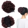 thumbnail image 2 of Afro Kinky Curly Hair Bun Extension Puff Chignon Hairpiece With Drawstring Messy Updo Synthetic For Women, 2 of 6