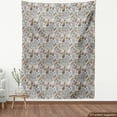 thumbnail image 4 of Ambesonne Bohemian Fabric by the Yard Upholstery, Dreamcatcher Pencil Print, 2 Yards, Pale Brown and Dark Grey, 4 of 5