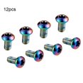 thumbnail image 2 of M5x10mm Disc Brake T25 12PCS/Boxed MTB Bike Rotor Screw Bolts Cycling Durable Dazzling, 2 of 9