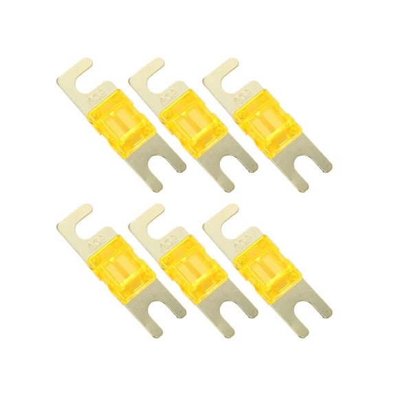 Unique Bargains 6pcs 40A AFS Mini ANL Fuse Replaces Electrical Protection for Auto Car Truck Motorcycle Boat Audio CDs