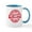 White/Blue Inside, variant on CafePress - Summer East Hampton New York Mugs - 11 oz Ceramic Mug - Novelty Coffee Tea Cup