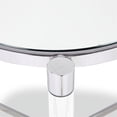 thumbnail image 3 of Evelyn End Table - Polished Stainless Acryllic, 3 of 3