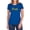Royal, variant on Batman Show Bat Logo Women's T Shirt, Red, Large
