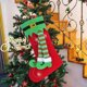 thumbnail image 4 of Calcetines navideños para decoración del hogar, calcetines divertidos con patrón de elfo, 4 of 5
