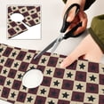 thumbnail image 6 of Yayeee Faucet Mat for Kitchen Sink 14.7" Diatomite Long Splash Guard Pad, Checkered Stars Pattern, 6 of 7