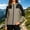 Khaki hooded color block jacket women a1, variant on Women's Color Block Windproof Jacket Hooded Zip Up Long Sleeve Outdoor Coat Casual Fashion Fall Spring Hiking Travel Outfit, Khaki L