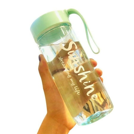 

600ml Sport Water Bottle BPA-Free Leak-Proof Plastic Bottle for Yoga Cycling