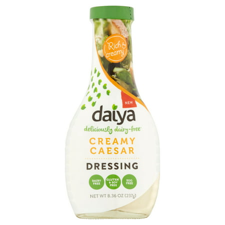Daiya Deliciously Dairy-Free Creamy Caesar Dressing, 8.36 oz, 6 (Best Vegan Caesar Dressing)