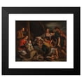 thumbnail image 2 of Balthasar Beschey 14x12 Black Modern Framed Museum Art Print Titled - The Adoration of the Shepherds, 2 of 5