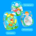thumbnail image 3 of Target Goal Game,  Chipping Net Safe Bright Color 3 In 1 Rounded Edge With Balls  Club For Kids For Indoor, 3 of 8