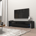 thumbnail image 2 of Solo 200 Modern LED TV Stand, Fits up to 90" TV, Black, 2 of 4