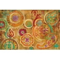 thumbnail image 2 of Vassileva, Silvia 32x23 White Modern Wood Framed Museum Art Print Titled - Contemporary Paisley, 2 of 4