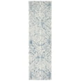 thumbnail image 2 of SAFAVIEH Blossom Asher Geometric Wool Runner Rug, Blue/Ivory, 2'3" x 10', 2 of 6