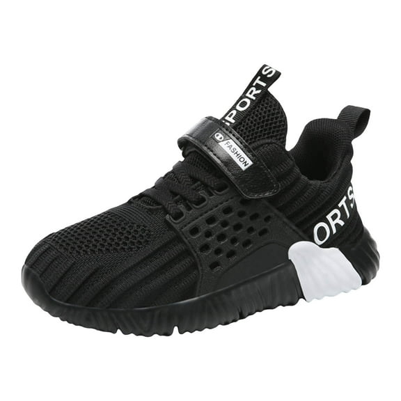 CAICJ98 Kids Sneakers Boys Lightweight Walking Shoes Kids Casual Breathable Lace-up Running Shoes Boys White,11(Toddler/Little Kid/Big Kid)