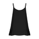 thumbnail image 2 of TaTaai Women's Casual Sleeveless Double Layer Flowy Slub Cotton Adjustable Spaghetti Strap Camisole Top Ladies Soft Comfortable for Daily Travel Shopping Streetwear All Season Wear Gift, 2 of 8